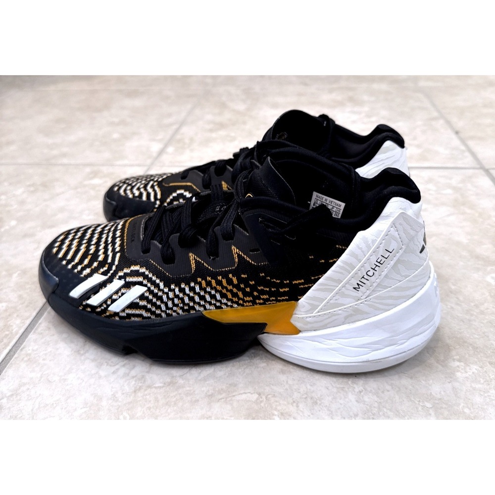 Adidas DON Issue 4 Grambling State Tigers Black Gold White‎ HR0720 Mens 8.5